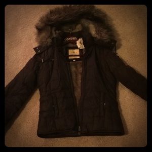 Brown Abercrombie and fitch jacket